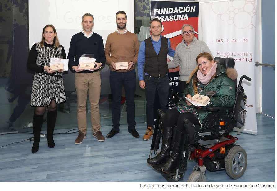 Recorte de la noticia: Entregados los III Premios Fundaciones de Navarra
